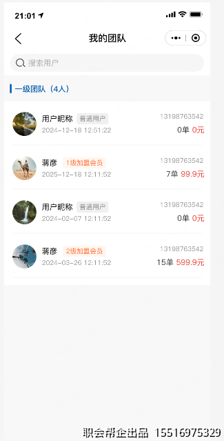 我的团队层级管理