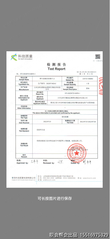 检测报告详情