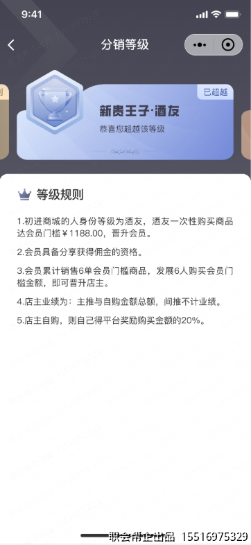 分销等级